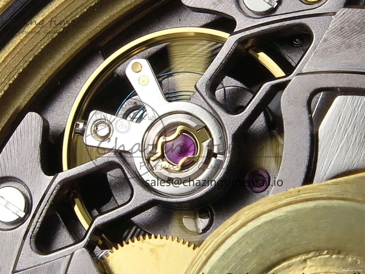 0409 Daytona Artisans Skeleton YG ADGF Best Edition Skeleton Dial on YG Oyster Bracelet SA FlexibleFit 754